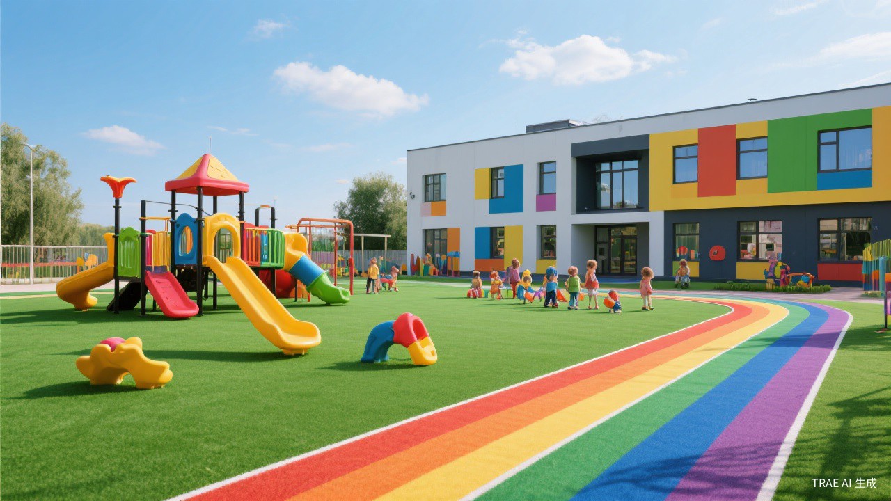 Tender Green Kindergarten Grass